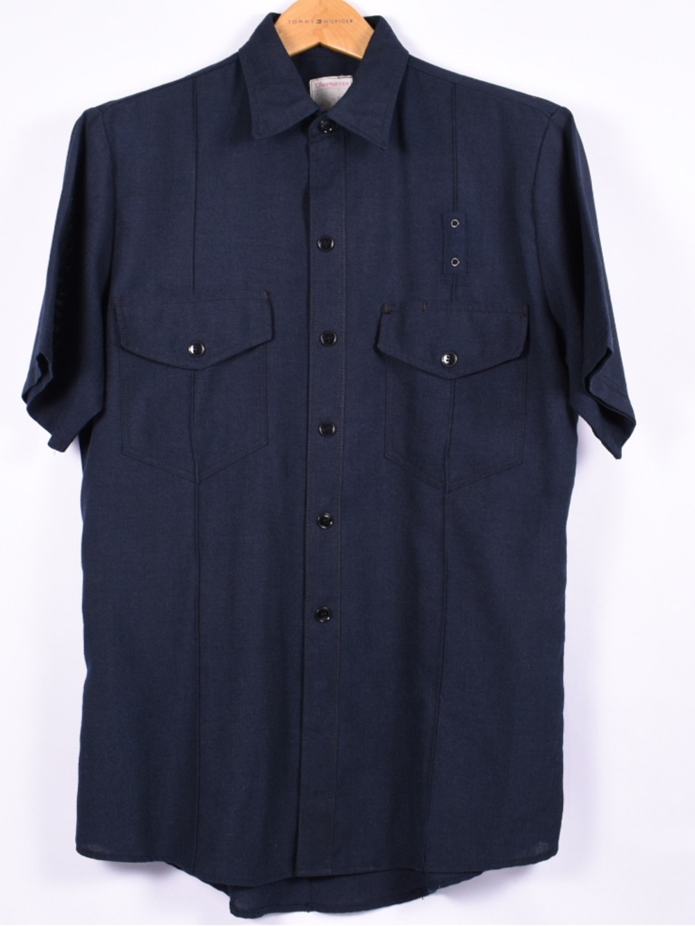 Vintage Workrite USA Navy Workwear Shirt Flame Resistant
